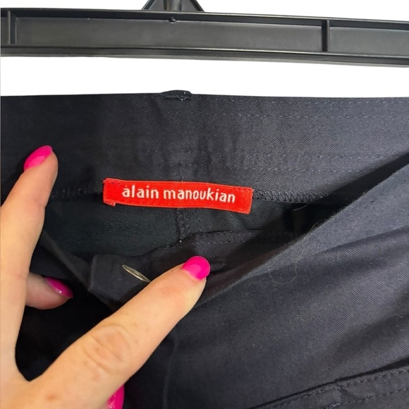 Alain Manoukian Navy Straight Leg Business Casual Pant Size EU 40 - Picture 4 of 13